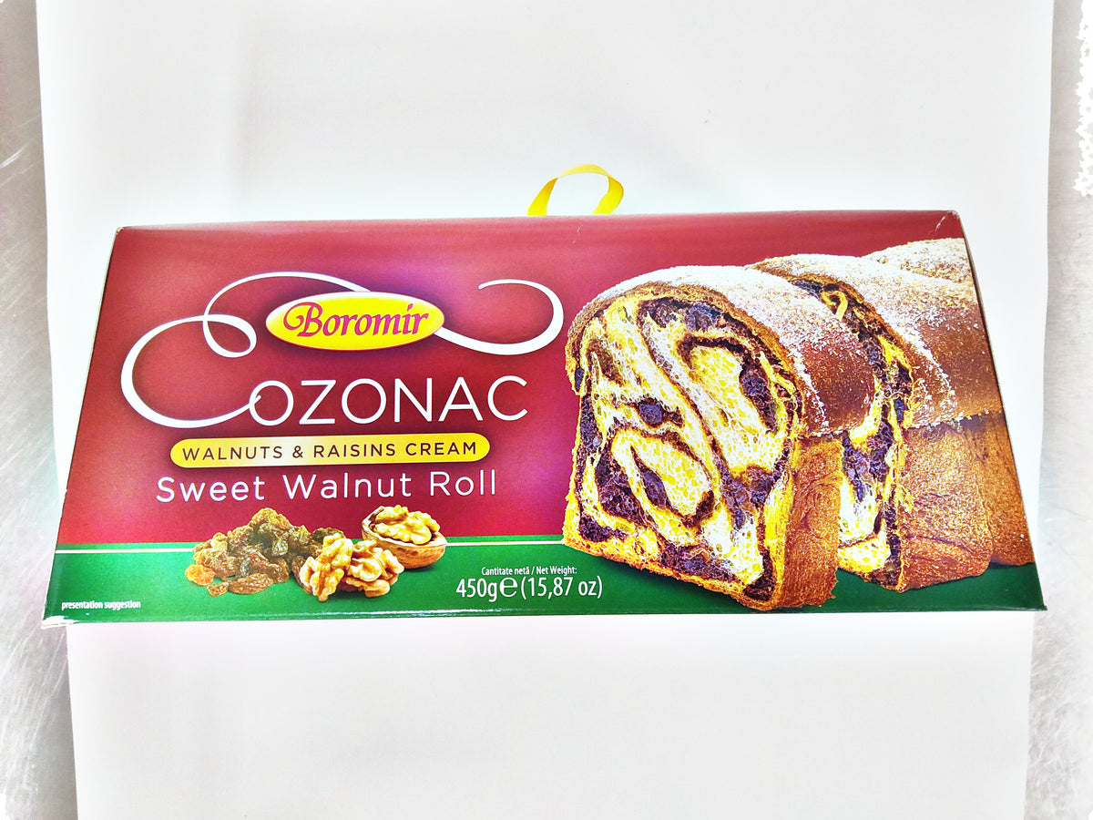 Boromir Cozonac Sweet Walnut Roll, 15.87 oz (450g)