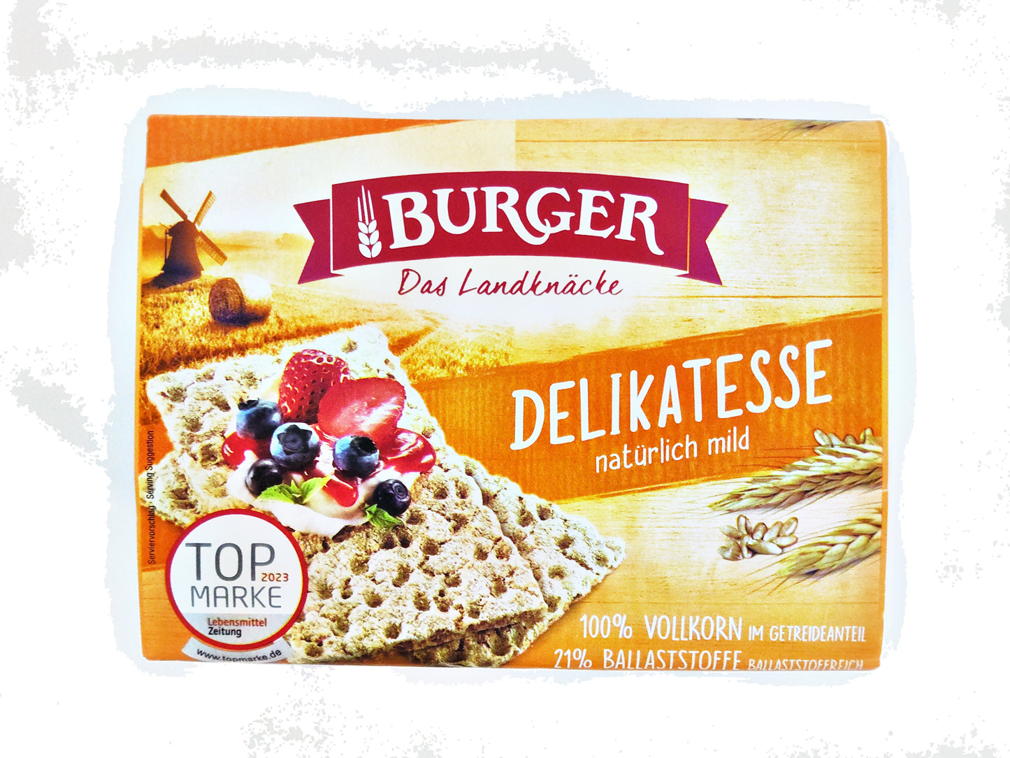Burger Das Landknäcke Delikatesse Crispbread, 8.8 oz (250g)