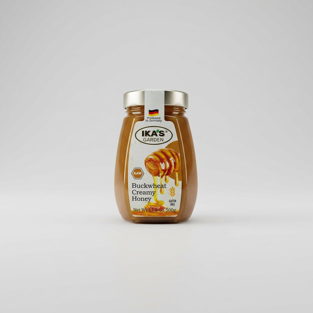 Ika's Buckwheat Creamy Honey, 17.6 oz (500g)
