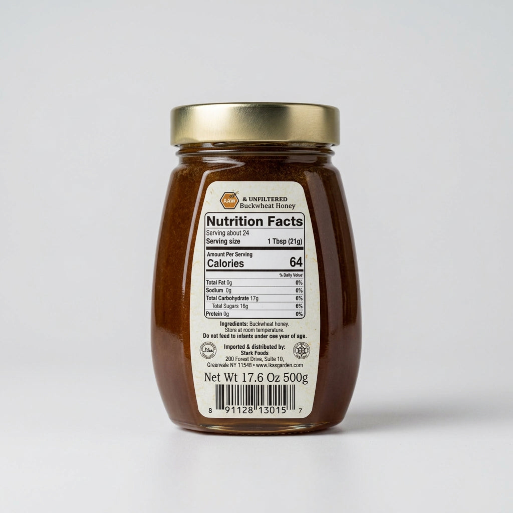 Ika's Buckwheat Creamy Honey, 17.6 oz (500g)