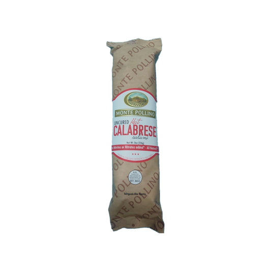 Monte Pollino Uncured Hot Calabrese Salami, 8 oz (226g)