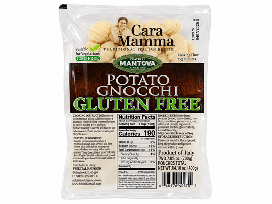Cara Mamma Potato Gnocchi Gluten Free, 14.1 oz (400g)