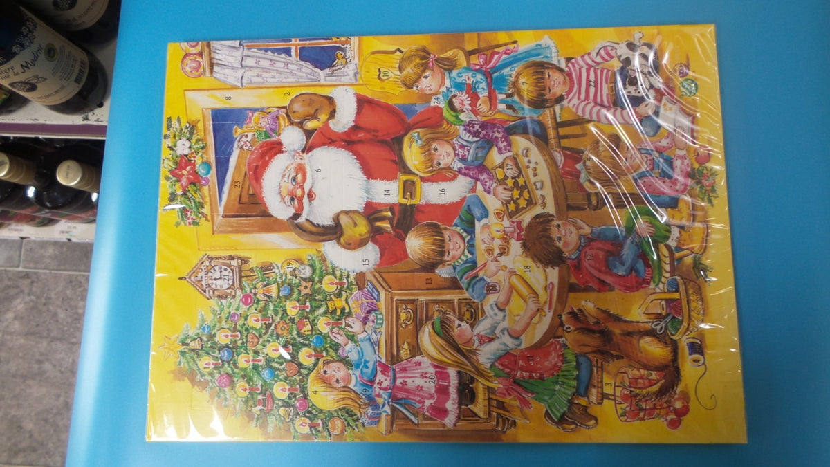 Advent calendar, Santa baking design