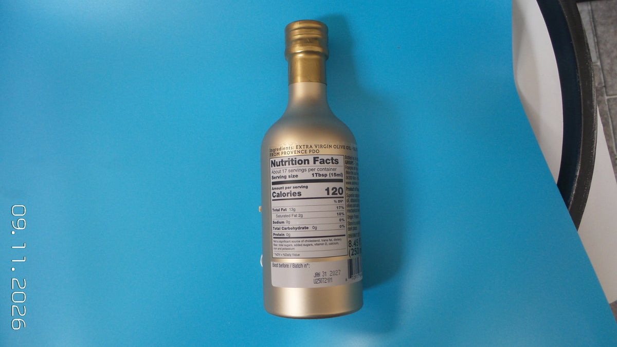 À L'Olivier AOP Extra Virgin Olive Oil de Provence, 8.45 fl oz (250ml)