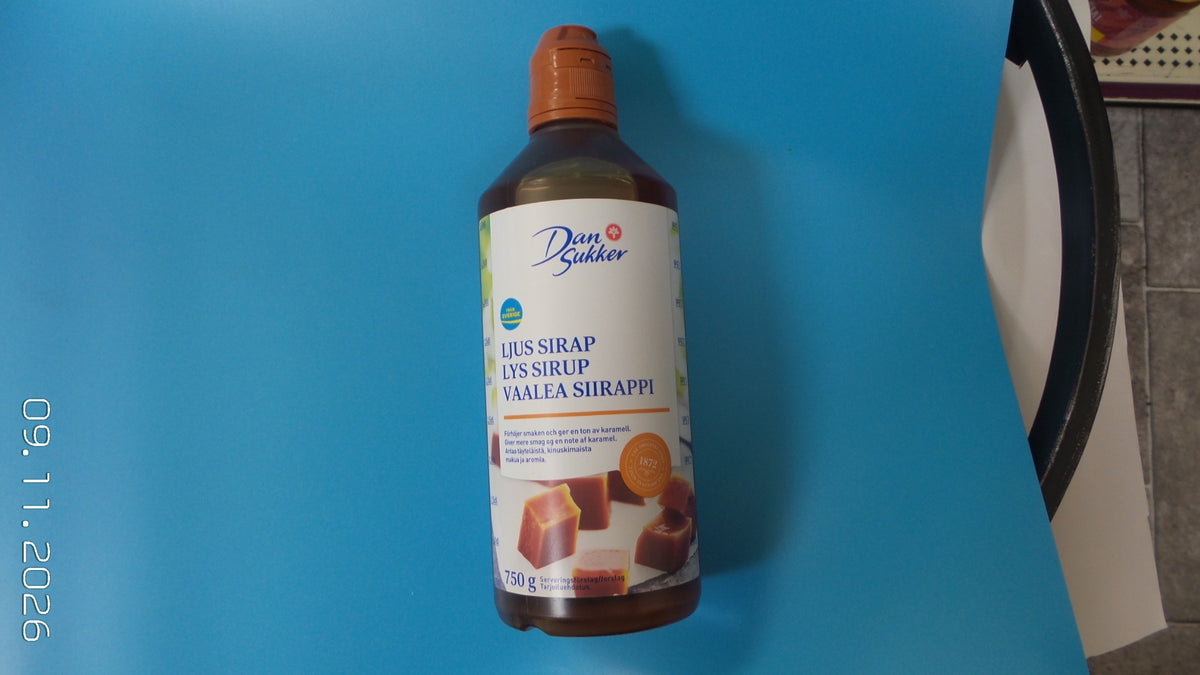 Dan Sukker Ljus Sirap Light Syrup, 26.46 oz (750g)