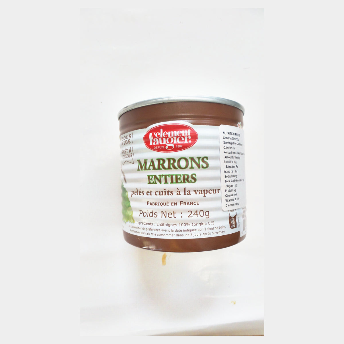 Clément Faugier Marrons Entiers Whole Chestnuts, 240 g