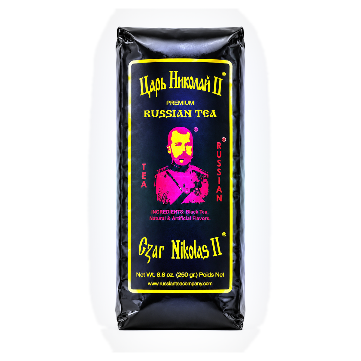 Czar Nikolas II Premium Russian Black Tea, 8.8 oz (250g)