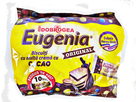 Dobrogea Eugenia Original Cocoa Cream Biscuits, 5.3 oz (150g)