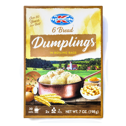 Dr. Willi Knoll Bread Dumplings, 6 Pieces