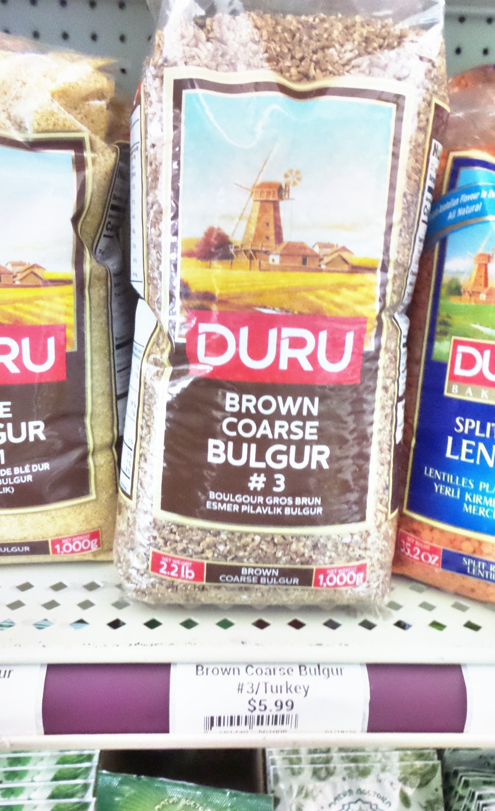 Duru Brown Coarse Bulgur #3, 1kg