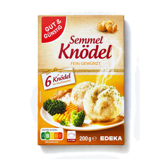 EDEKA Semmelknödel Bread Dumplings, 6 Dumplings