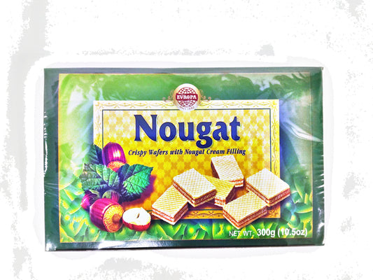 Evropa Nougat Crispy Wafers, 10.5 oz (300g)