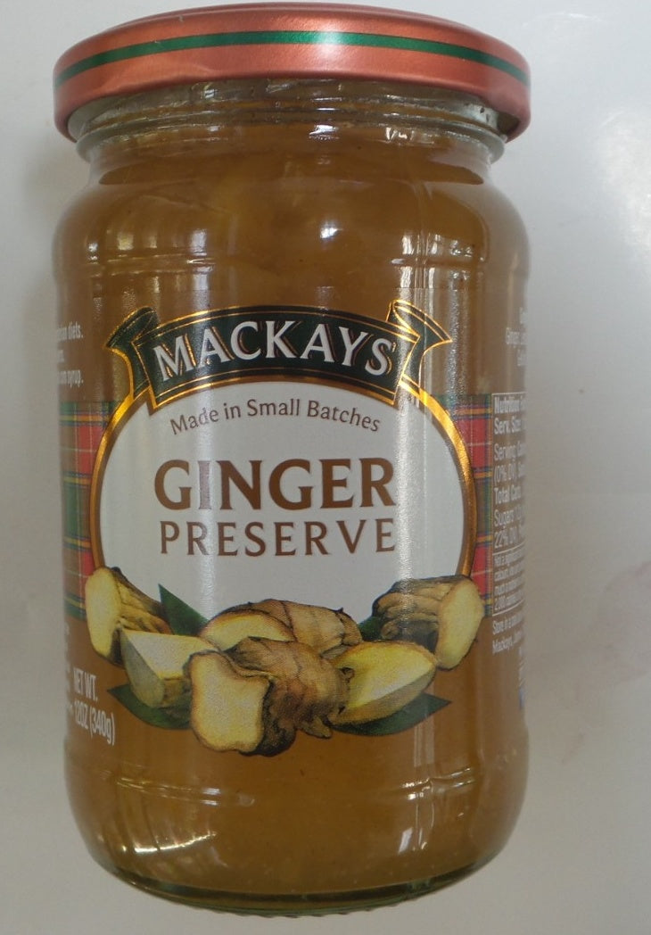 Mackays Ginger Preserve, 12.0 oz (340g)