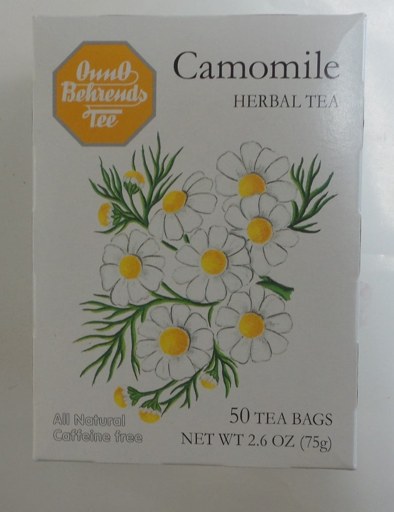 Onno Behrends Camomile Tea, 50 Bags, 2.6 oz (75g)