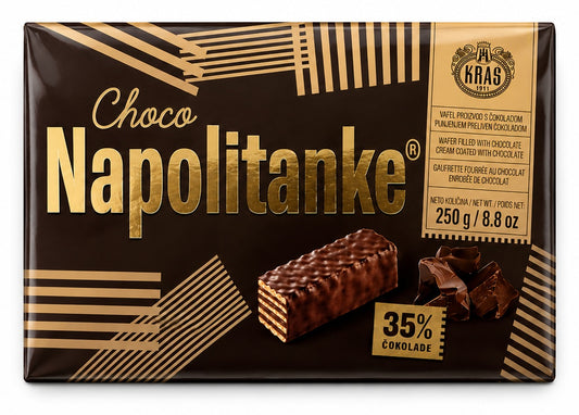 Kraš Choco Napolitanke, 8.8 oz (250g)