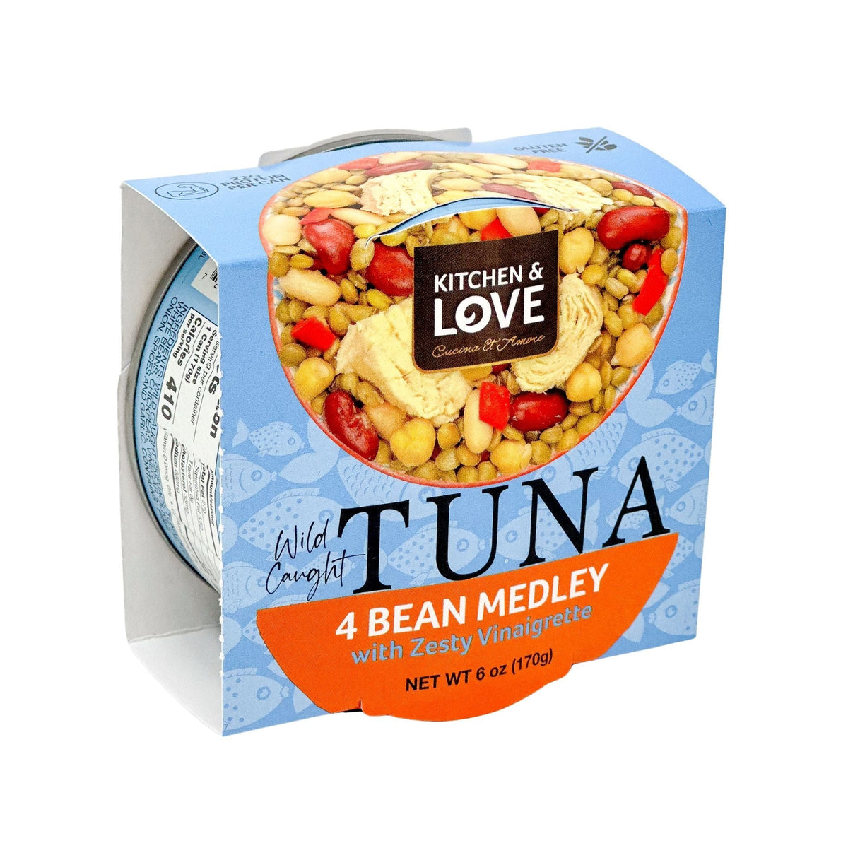 Kitchen & Love Tuna Meal 4 Bean Medley, 6.00 oz (170g)