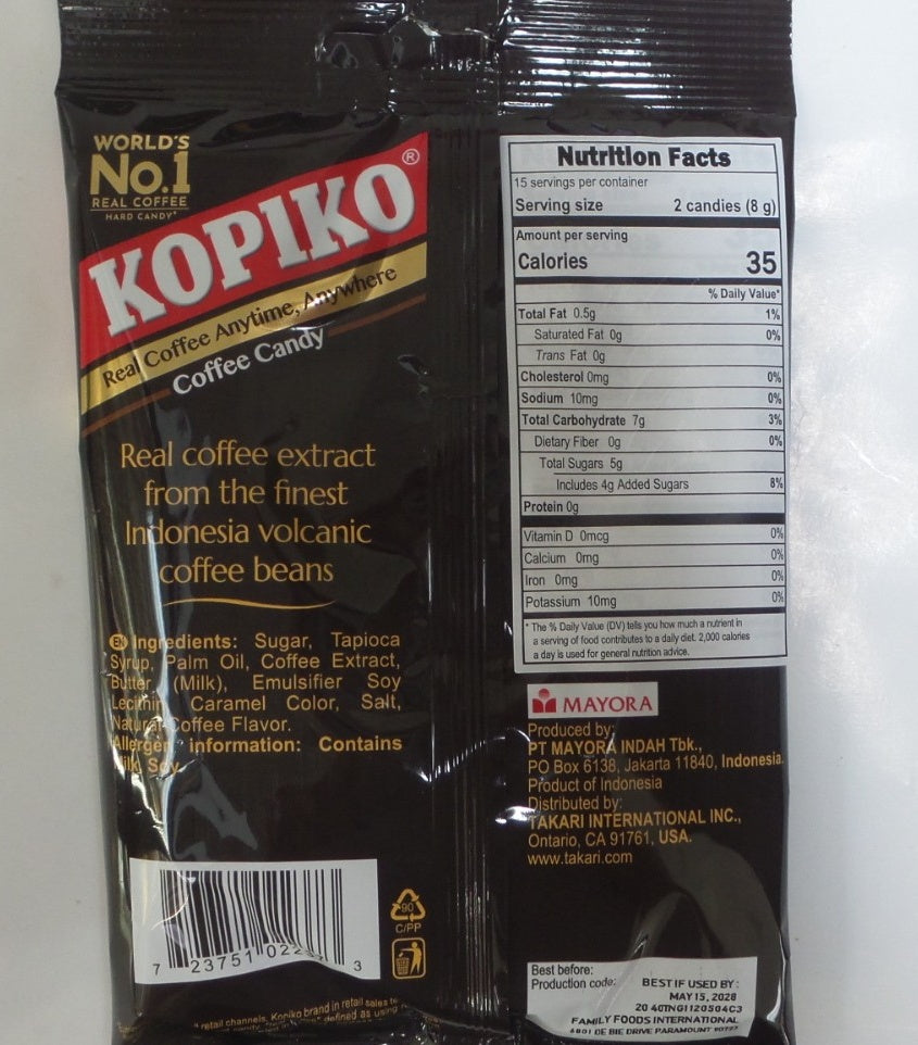 Kopiko Coffee Candy Bag, 4.23 oz (120g)