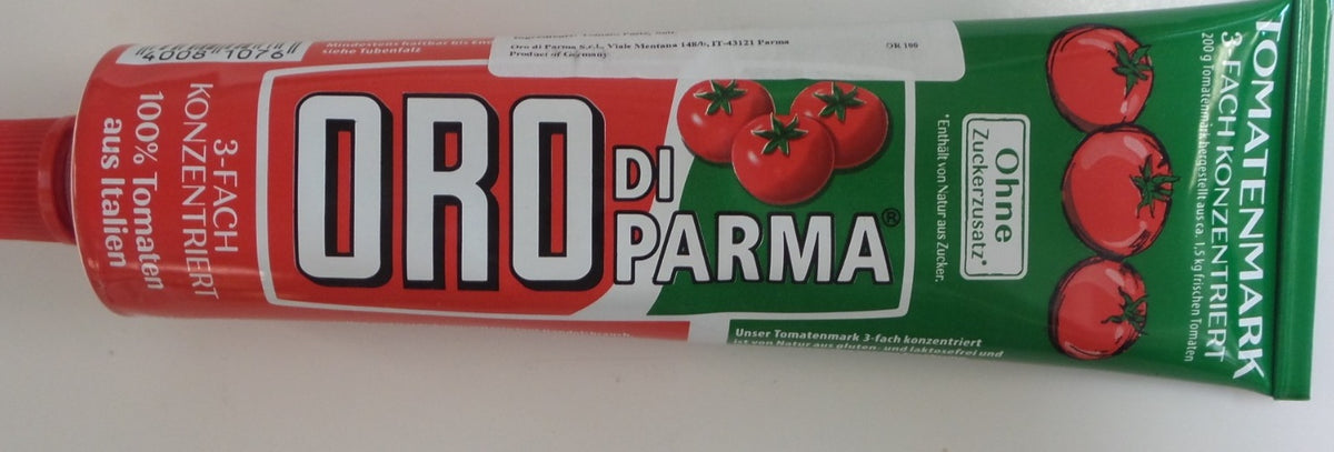Oro di Parma 3 X Concentrated Tomato Paste, 7.05 oz (200g)
