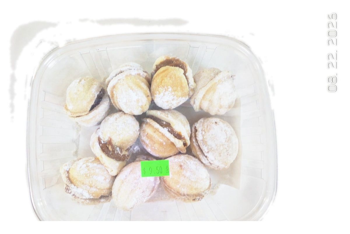 Oreshki Walnut Cookies with Dulce de Leche, Bakery Tray