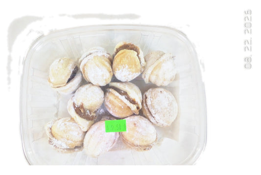 Oreshki Walnut Cookies with Dulce de Leche, Bakery Tray