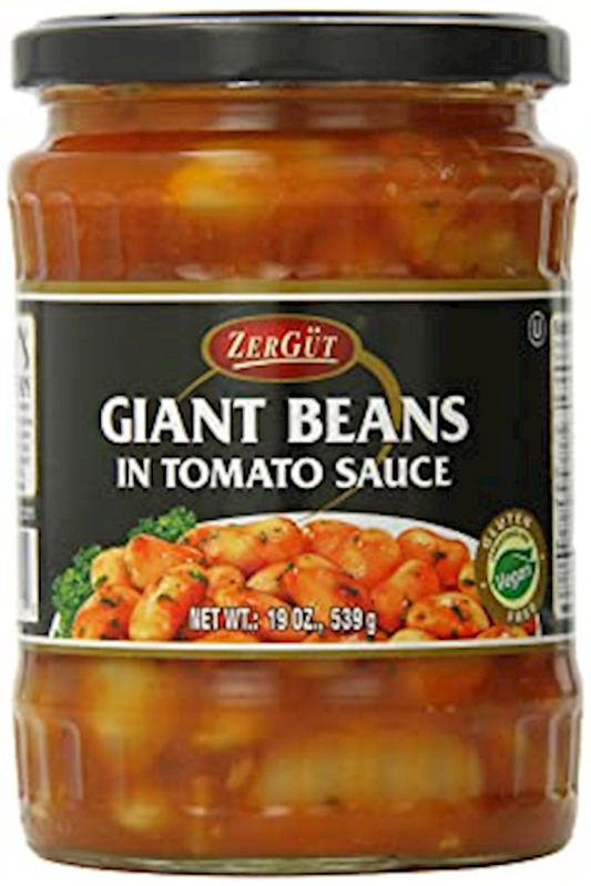 Zer Gut Giant Beans with Tomato Sauce, 19 oz (539g)