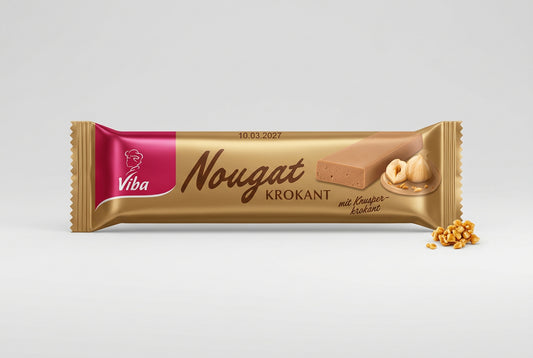 Viba Praline Nougat / Krokant, 2.65 oz (75g)