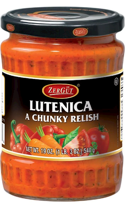 Zer Gut Lutenica Chunky Relish, 19 oz (539g)