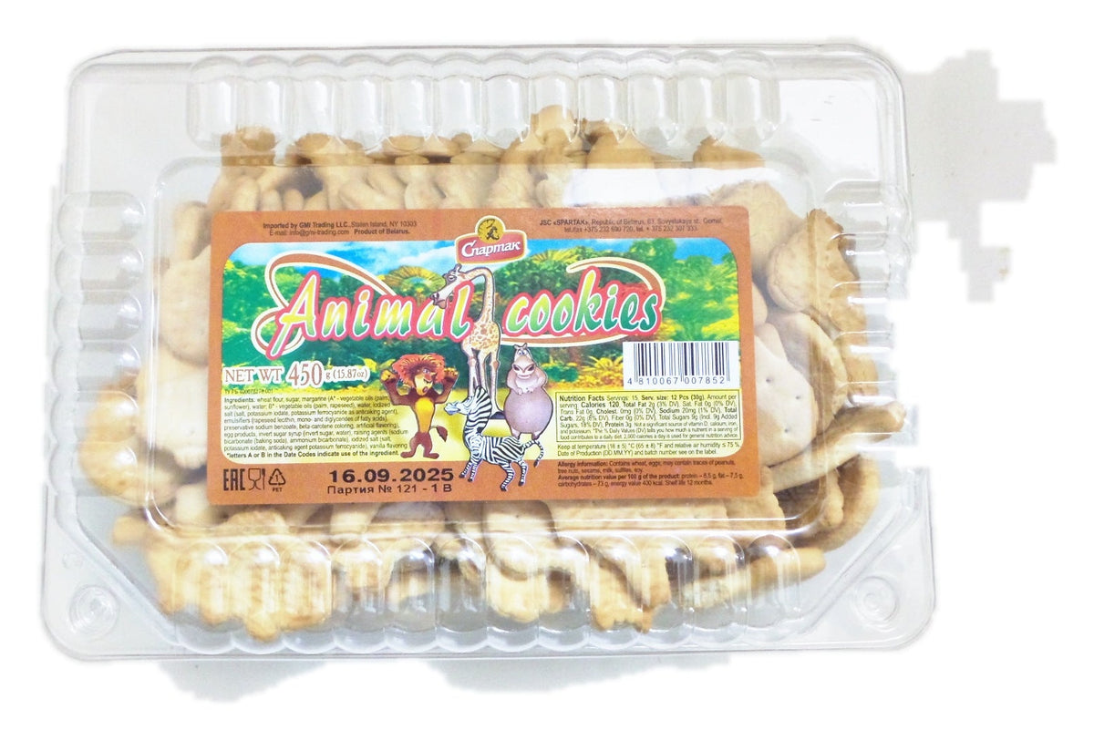 Spartak Animal Cookies, 15.87 oz (450g)