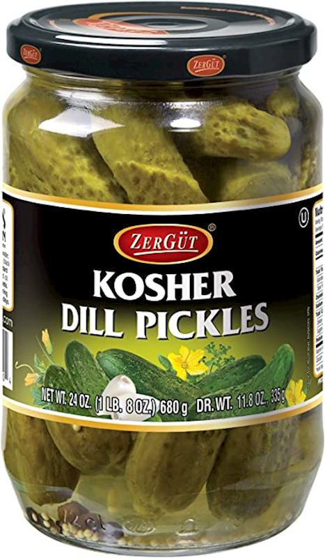 Zer Gut Pickles Dill Kosher, 24 oz (680g)