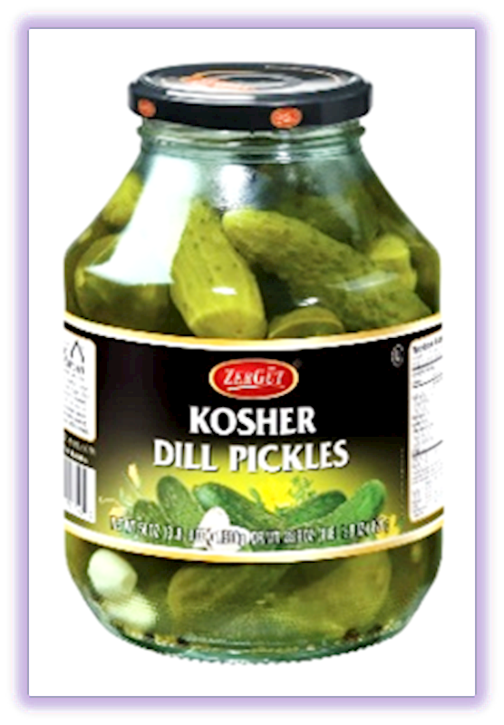 Zer Gut Pickles Dill Kosher, 55.7 oz (1579g)