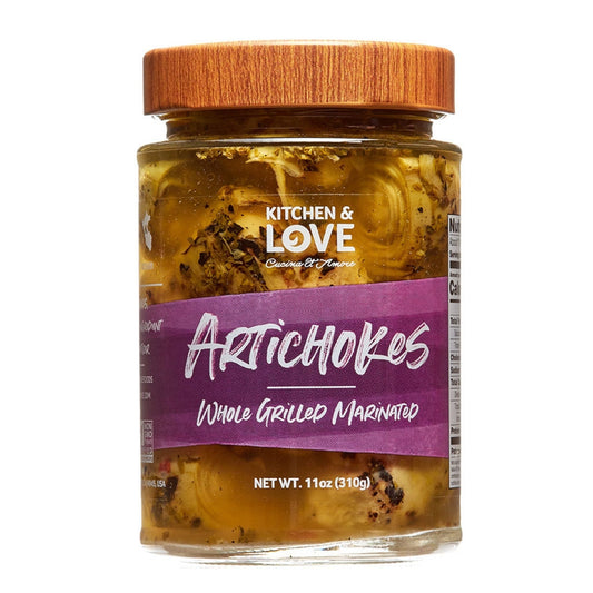 Kitchen & Love Whole Grilled & Marinated Artichokes, 11.0 oz (312g)