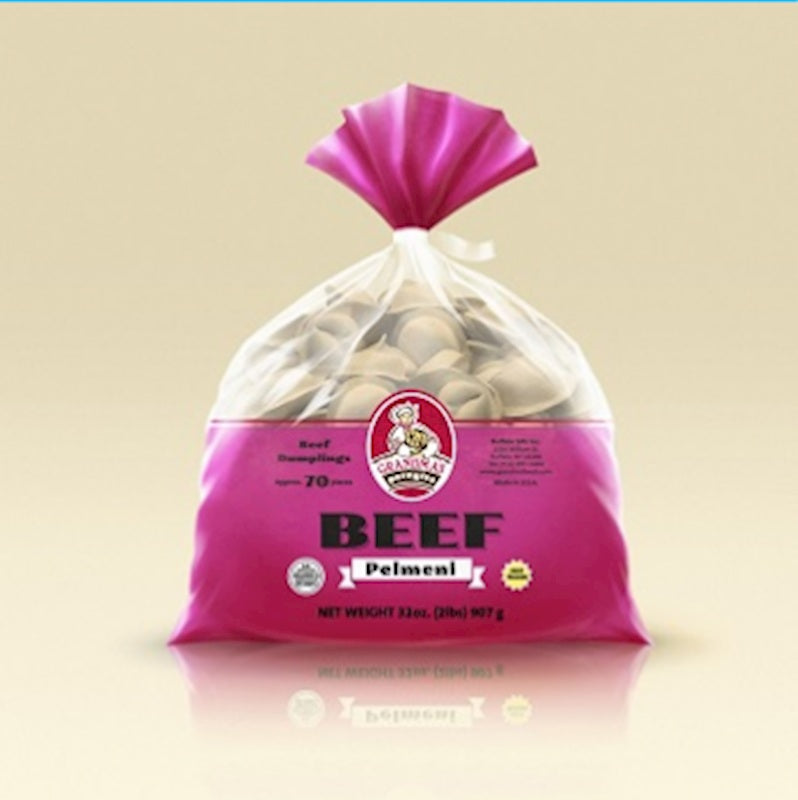 Grandma's Beef Pelmeni, 2 lb (907g)
