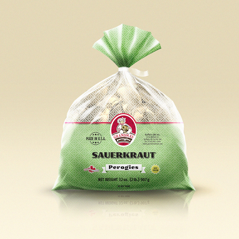 Grandma's Sauerkraut Perogies, 2 lb (907g)