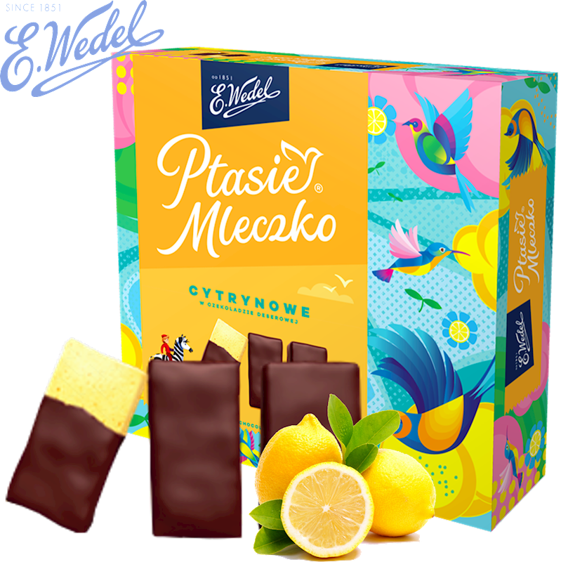 Wedel Bird Milk Lemon Candy, 12.0 oz (340g)