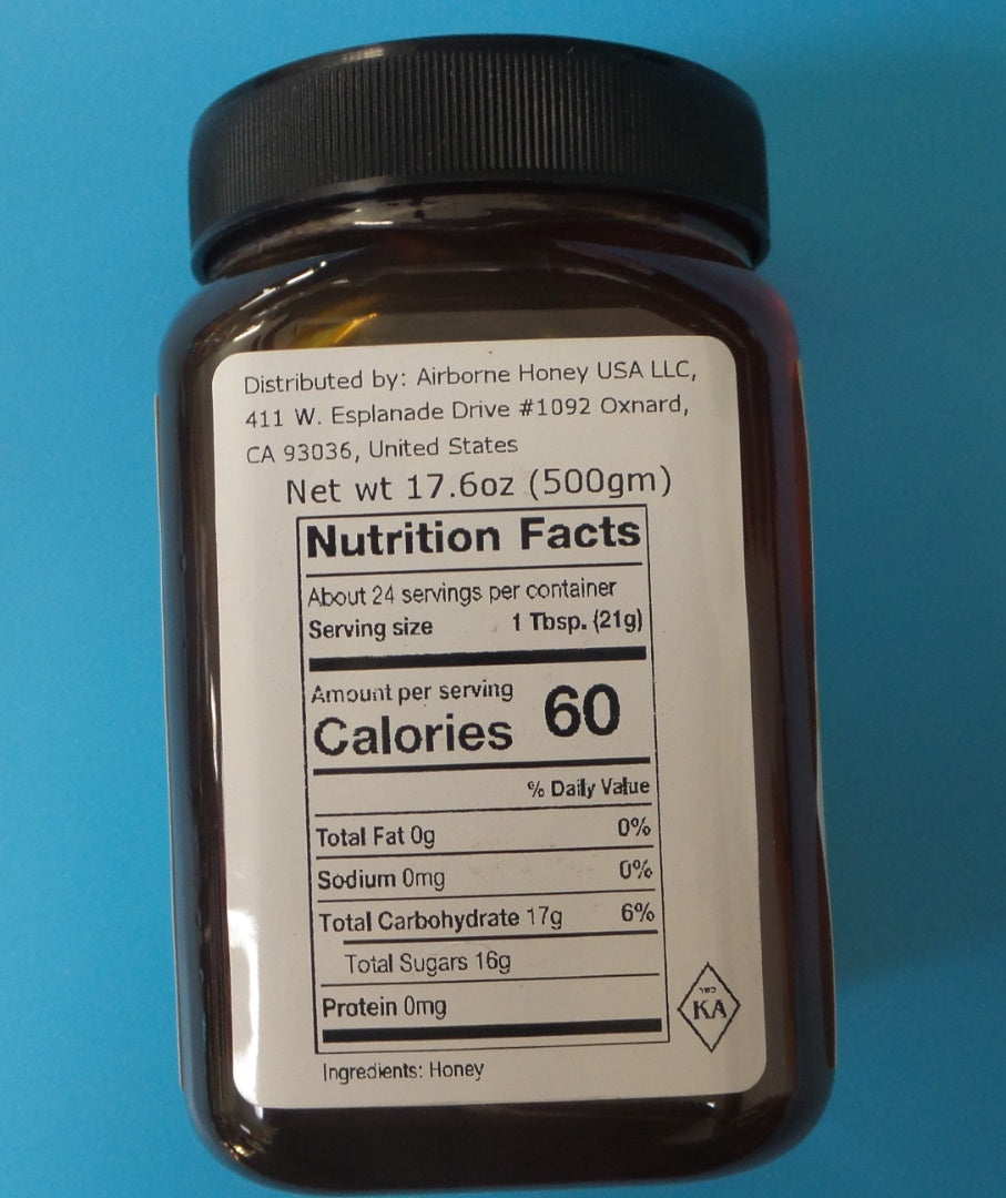Airborne Vipers Bugloss Honey, 17.6 oz (500g)