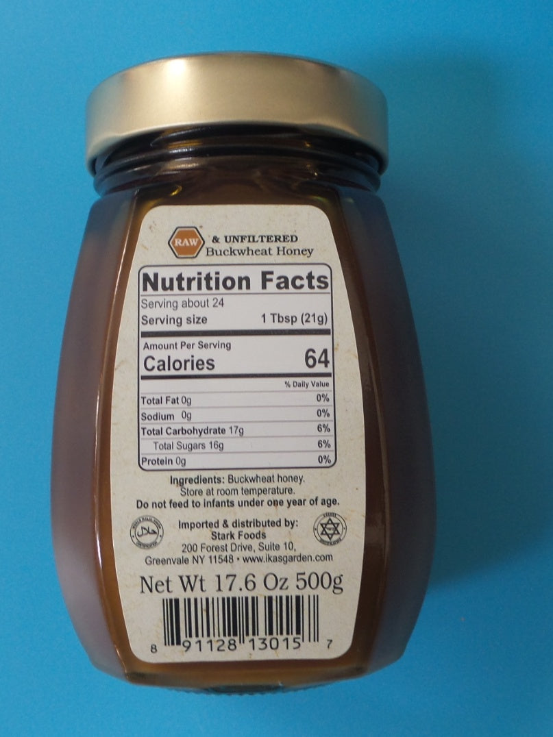 Ika's Buckwheat Creamy Honey, 17.6 oz (500g)