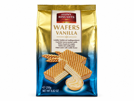 Feiny Biscuits Wafers Vanilla, 8.82 oz (250g)