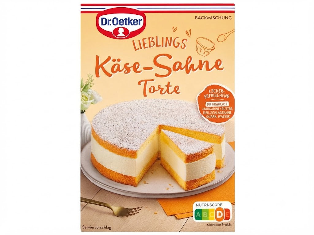 Dr. Oetker Lieblings Käse-Sahne Torte Kit, 5.6 oz (160g)