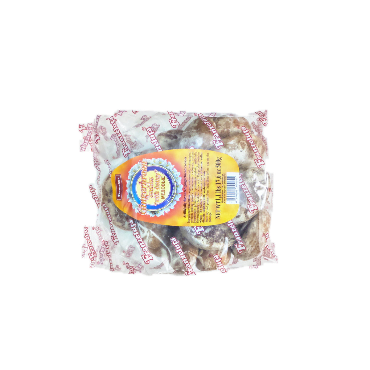 Franzeluta Honey Gingerbread Cookies, 1.1 lb (500g)