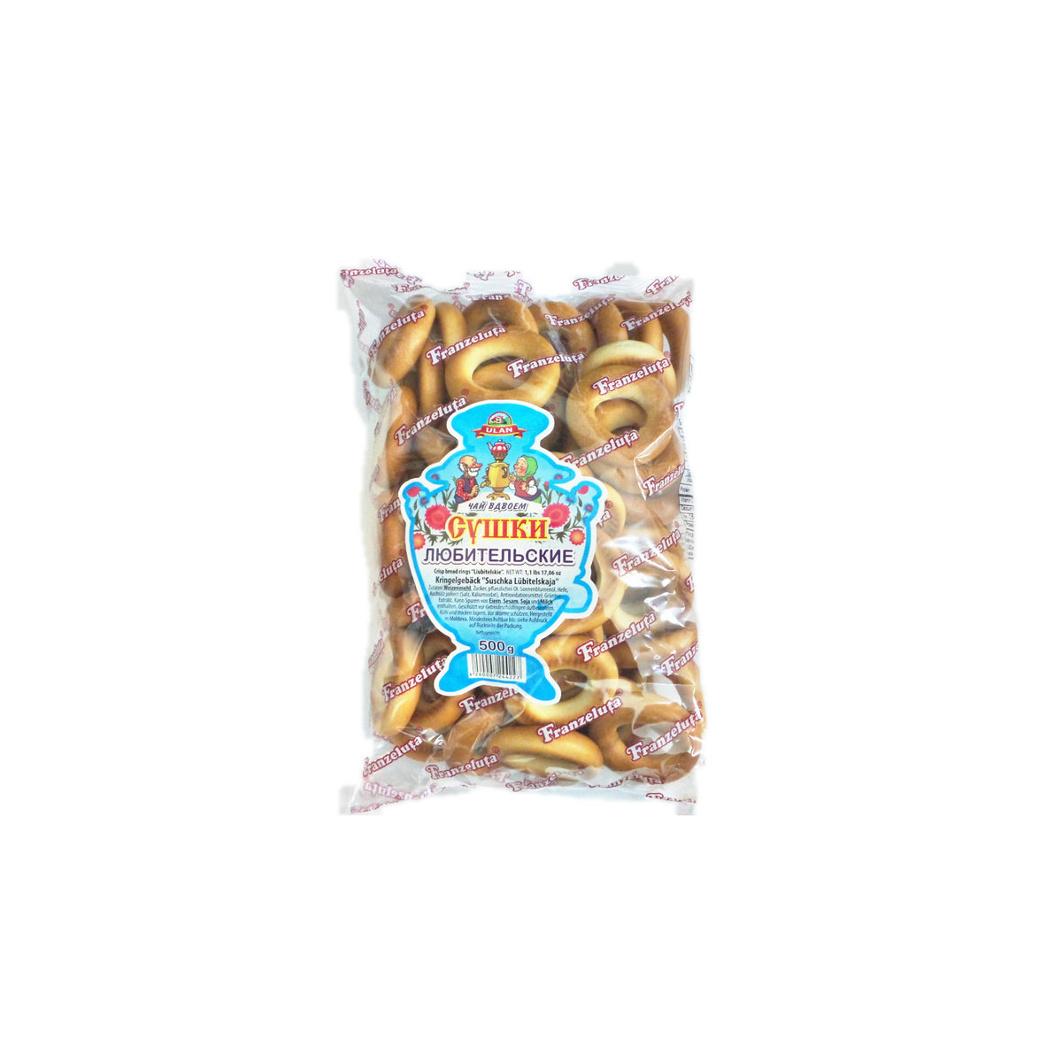 Franzeluta Sushki Lyubitelskie Bread Rings, 1.1 lb (500g)