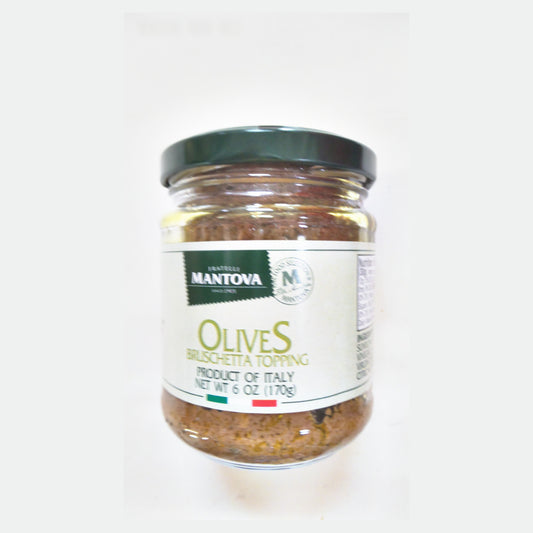 Fratelli Mantova Olives Bruschetta Topping, 6 oz (170g)