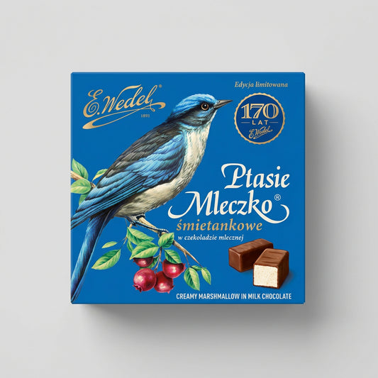 Wedel Bird Milk Creamy / Śmietankowe in Milk Chocolate, 12.0 oz (340g) — front