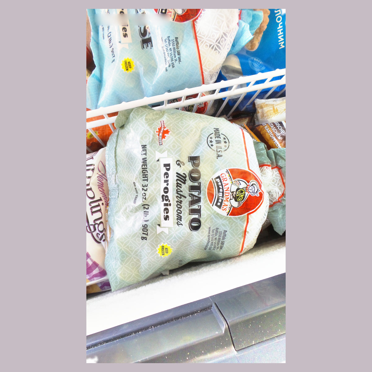Grandma's Potato & Mushroom Perogies, 2 lb (907g)