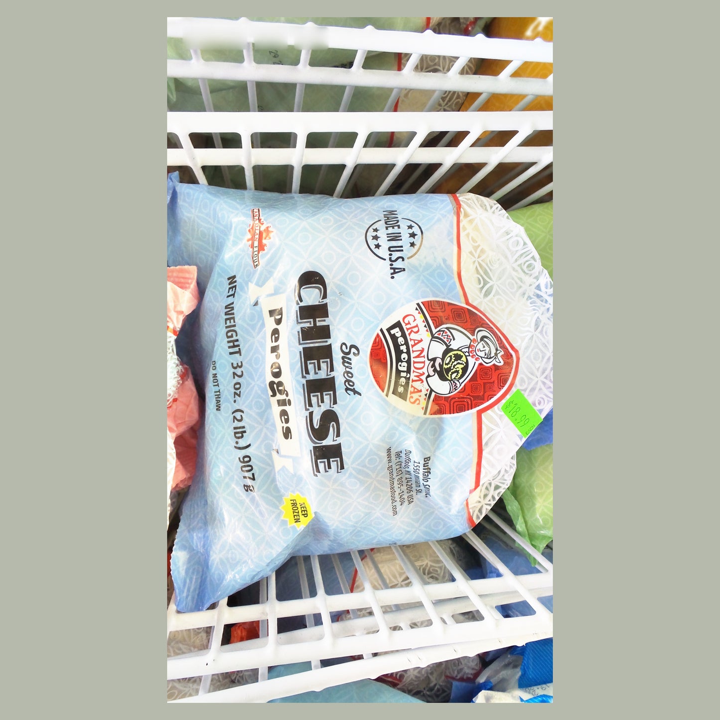 Grandma's Sweet Cheese Perogies, 2 lb (907g)