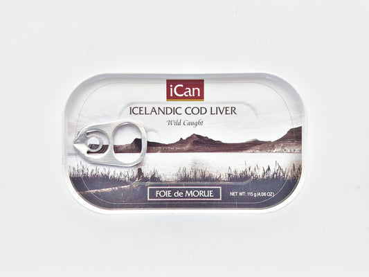 iCan Cod Liver in Own Oil, 4.06 oz (115g)