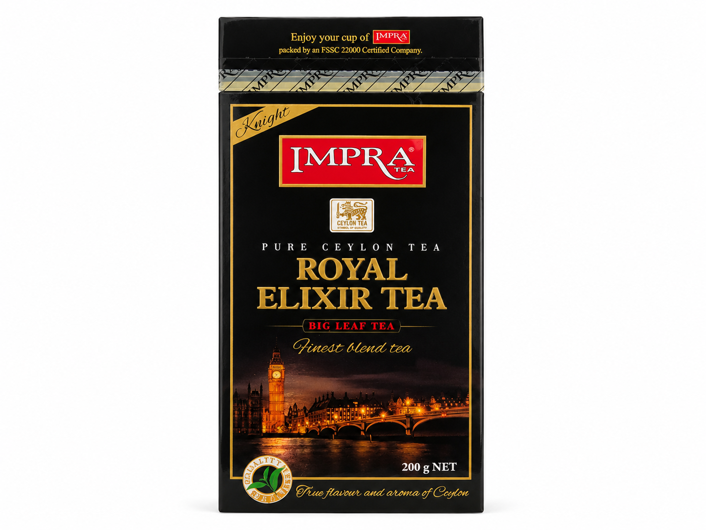 Impra Knight Royal Elixir Pure Ceylon Black Tea, 7.05 oz (200g)