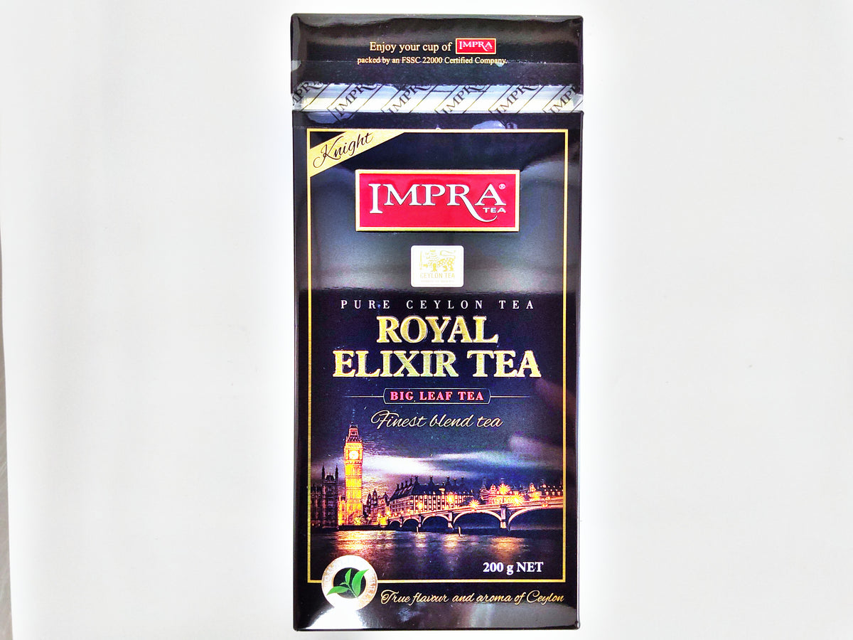 Impra Knight Royal Elixir Pure Ceylon Black Tea, 7.05 oz (200g)