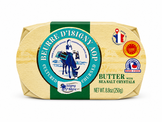 Isigny Ste-Mere Beurre d Isigny AOP Butter, 8.8 oz (250g)