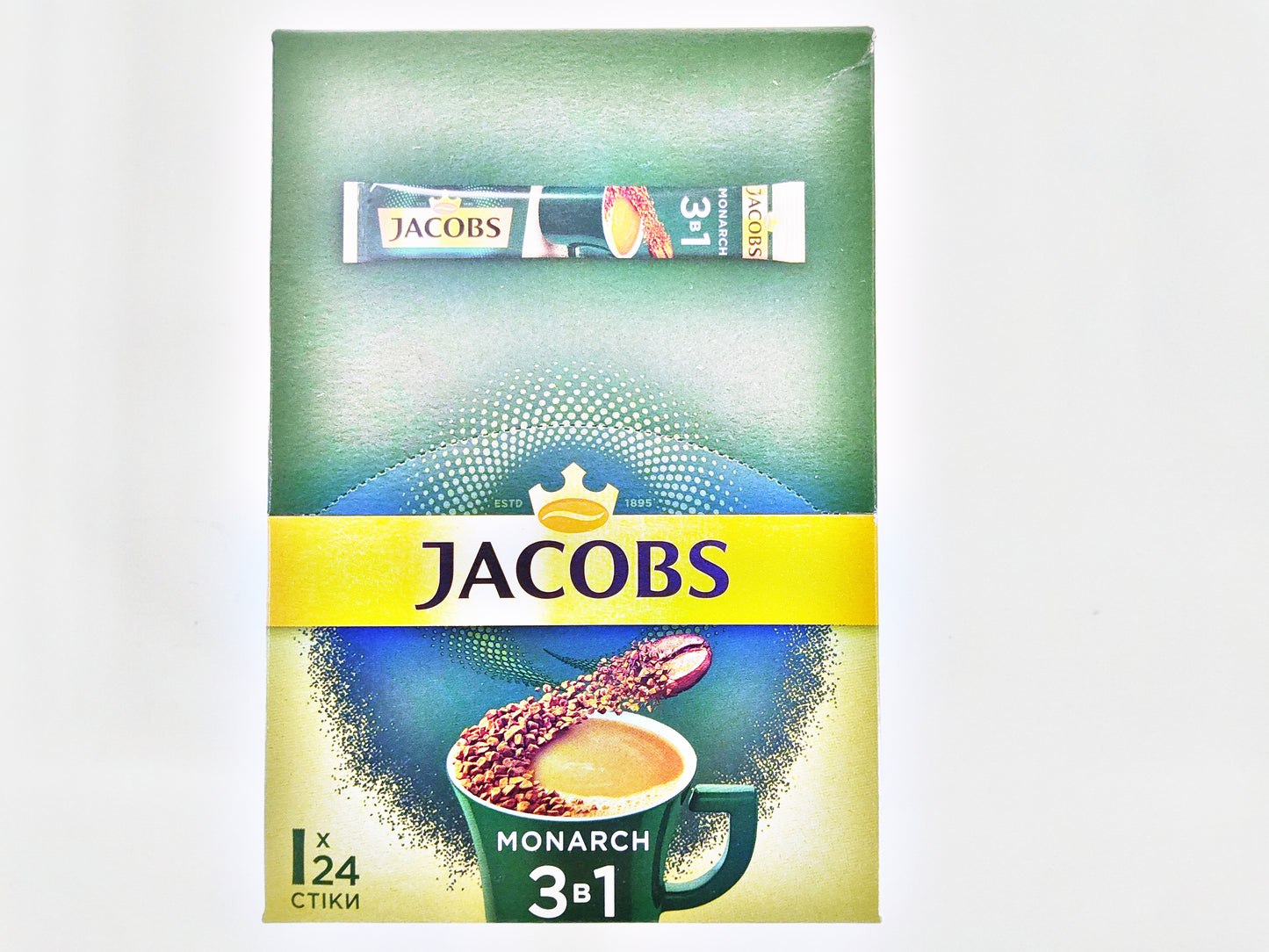Jacobs Monarch 3-in-1 Coffee Sticks (24 Pack)