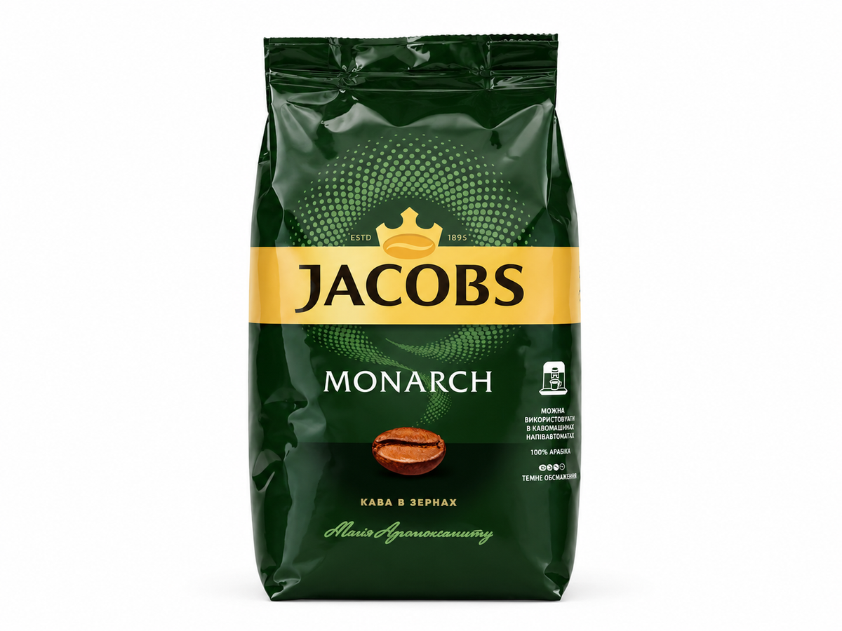 Jacobs Monarch Whole Bean Coffee, 8.82 oz (250g)